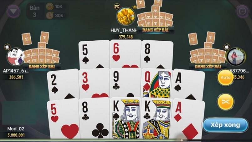 Cách tính chi trong binh xập xám với lá bài A